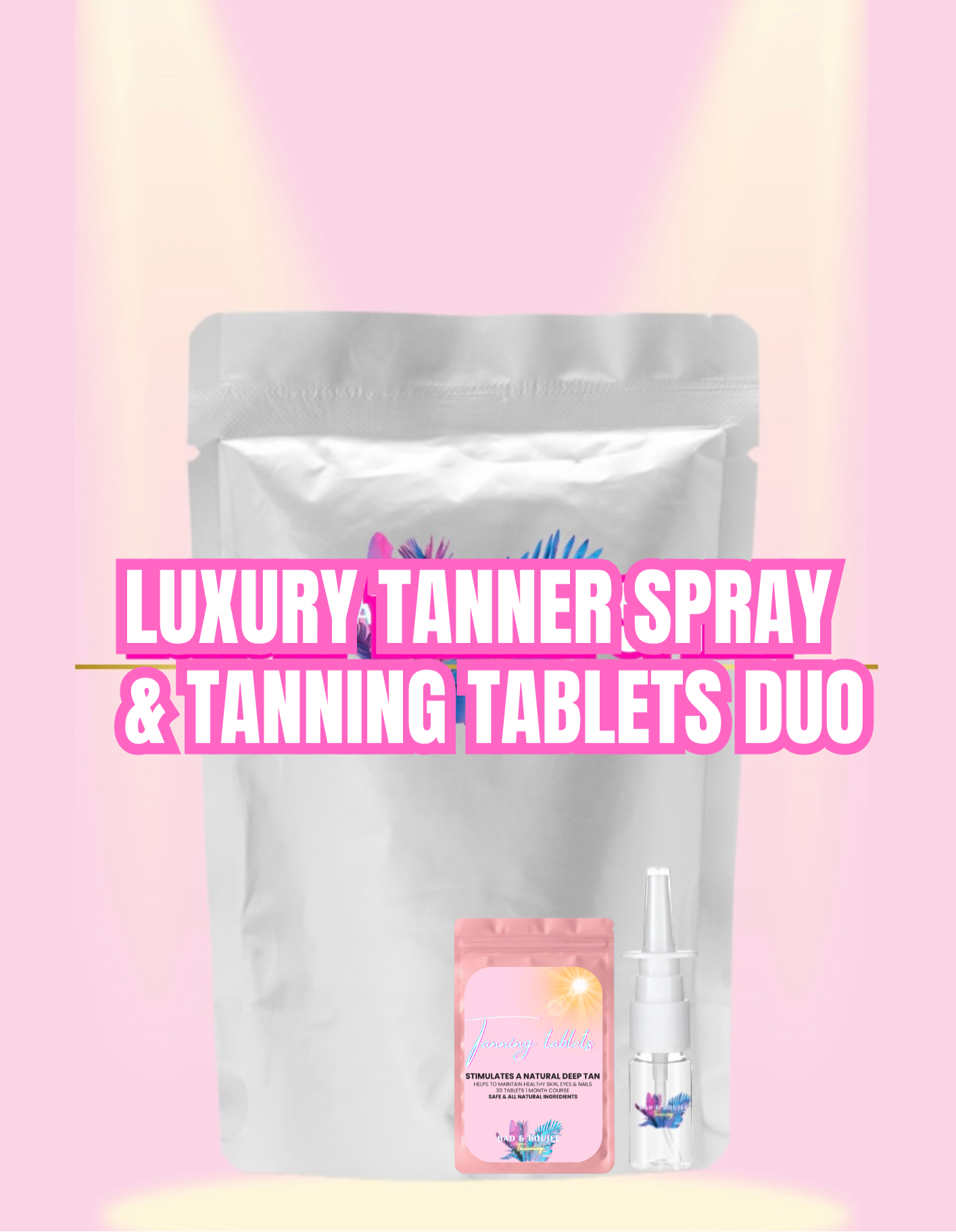Luxury Tan Spray & Tan Tablets Duo