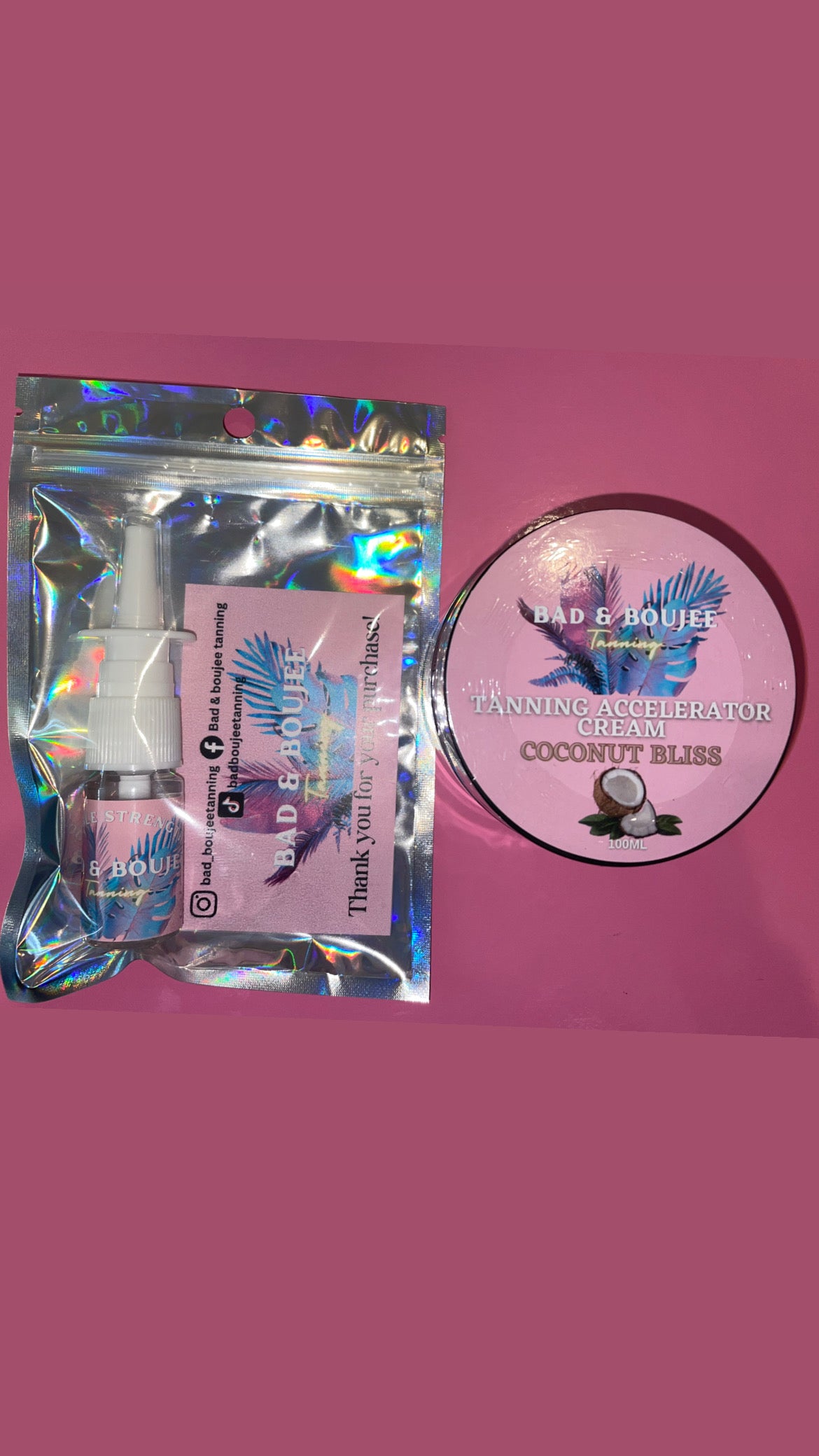 Tanning Accelerator & Tanning Spray DUO