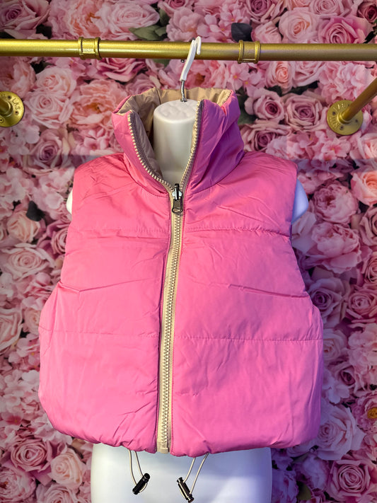 Pink Reversible Gilet