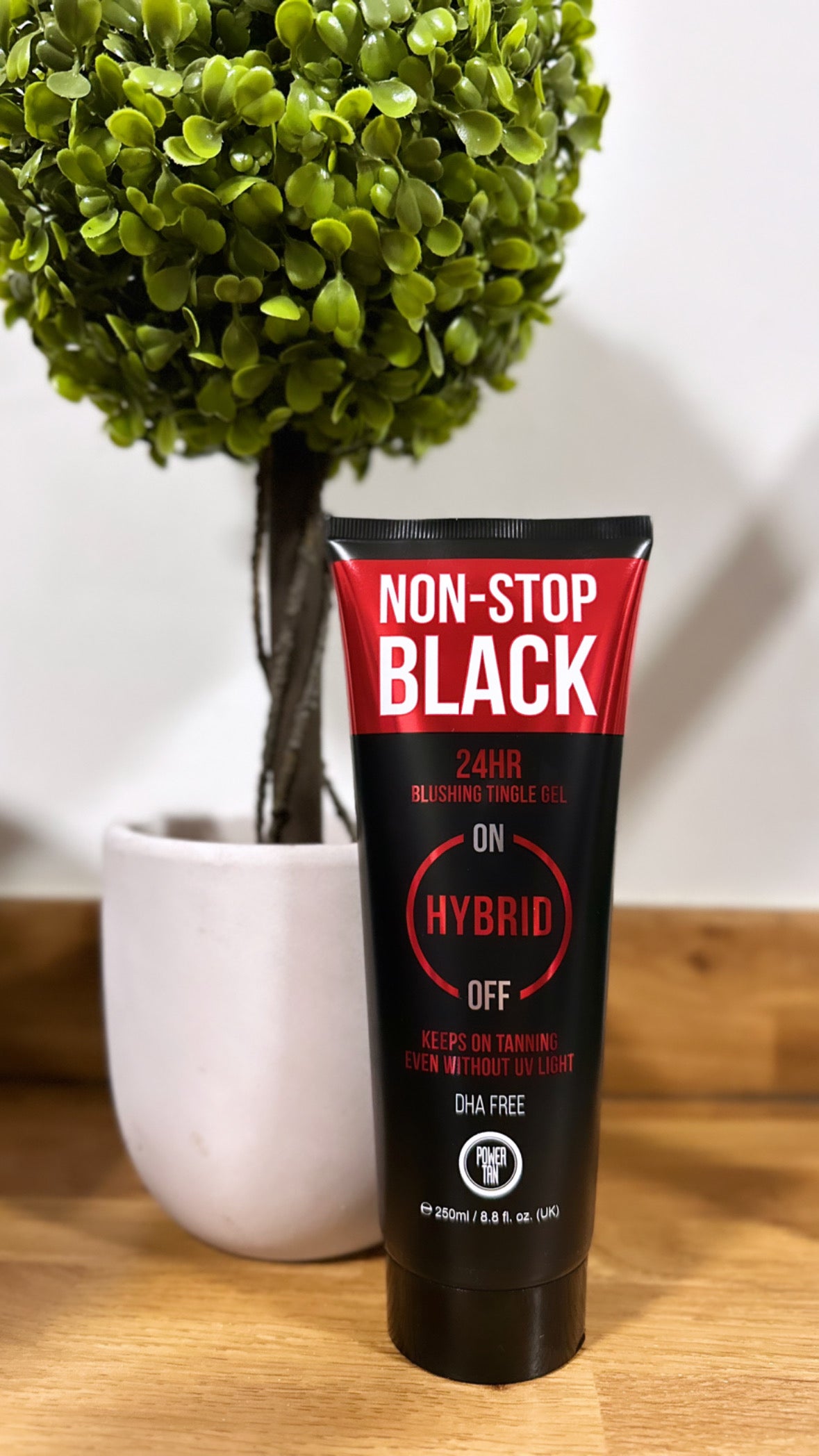 Non-stop black tingle gel